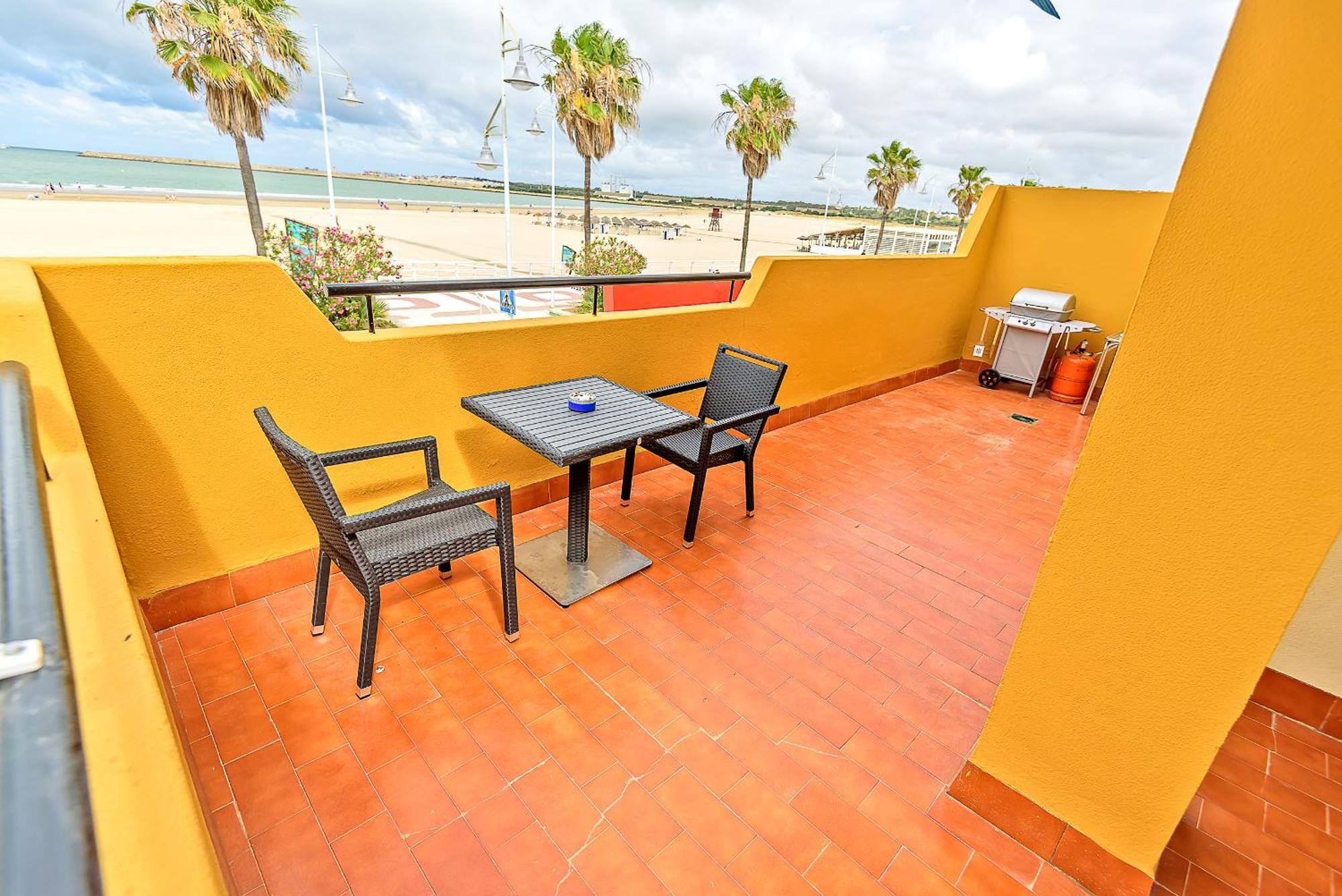 Beachfront Duplex 1ª Linea & Terraces Oceanfront El Puerto de Santa María Εξωτερικό φωτογραφία