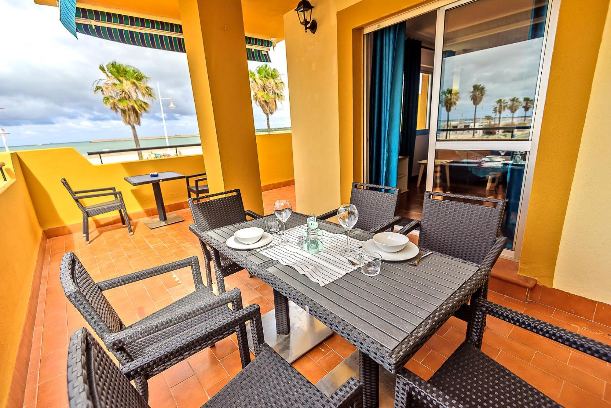 Beachfront Duplex 1ª Linea & Terraces Oceanfront El Puerto de Santa María Εξωτερικό φωτογραφία