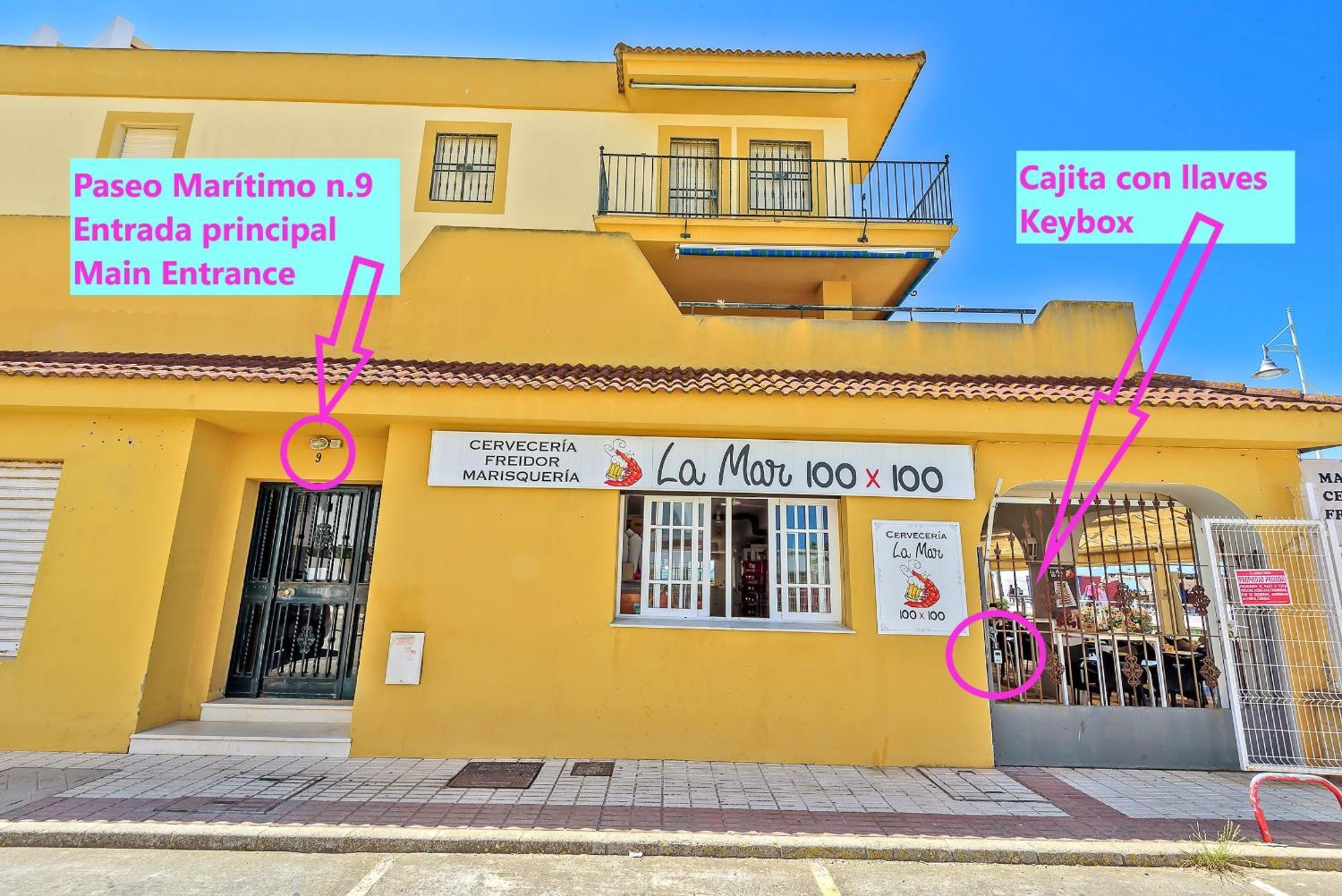 Beachfront Duplex 1ª Linea & Terraces Oceanfront El Puerto de Santa María Εξωτερικό φωτογραφία
