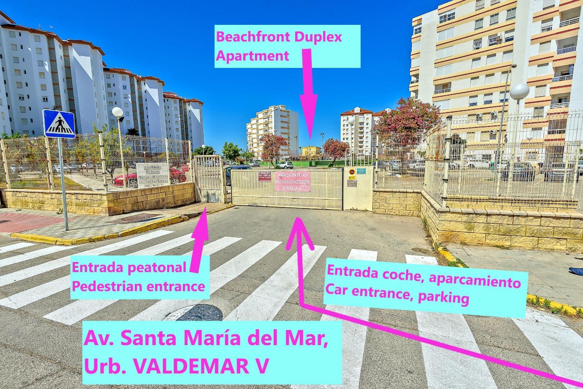 Beachfront Duplex 1ª Linea & Terraces Oceanfront El Puerto de Santa María Εξωτερικό φωτογραφία